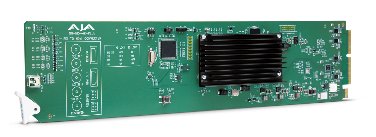 AJA openGear 3G-SDI to HDMI 2.0 Conversion