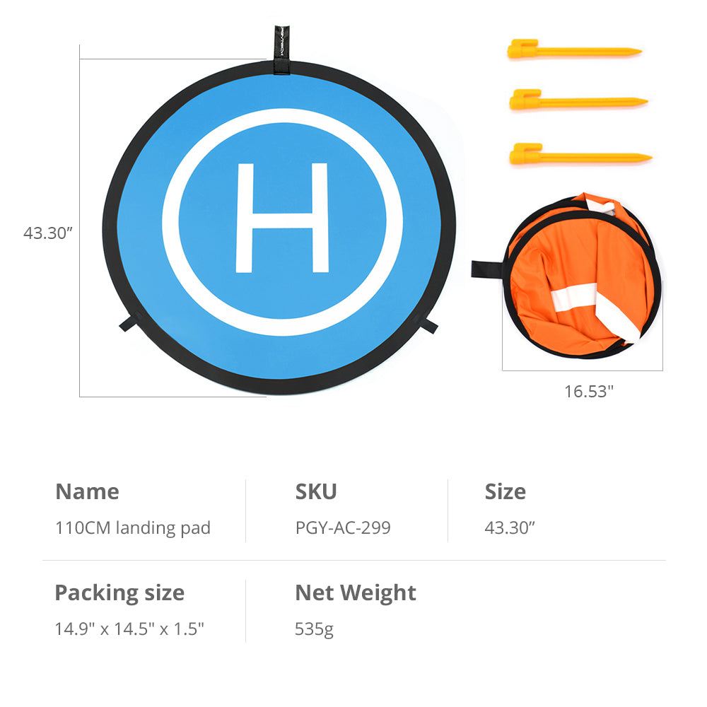 55CM/75CM/110CM Landing Pad for DJI Drones