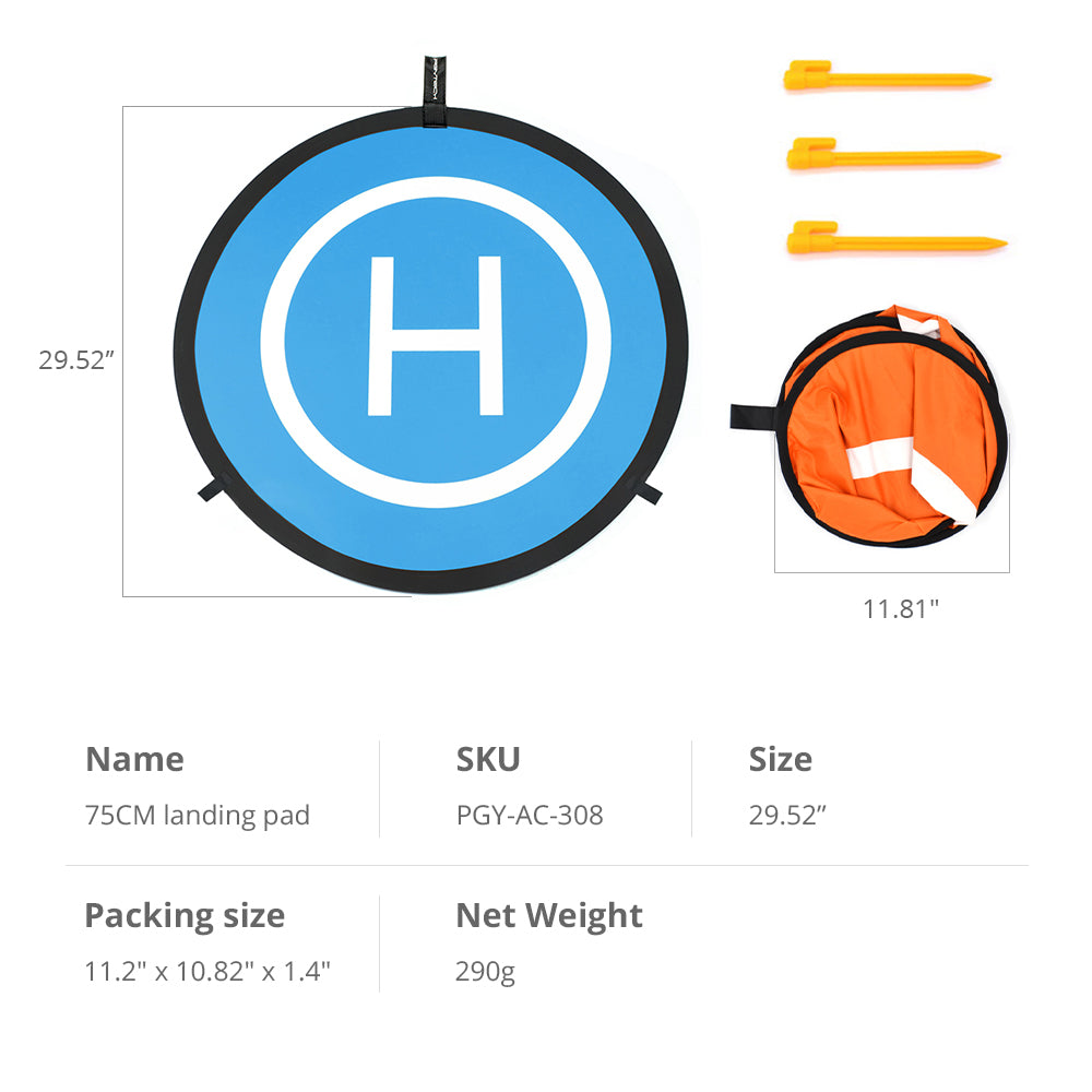 55CM/75CM/110CM Landing Pad for DJI Drones