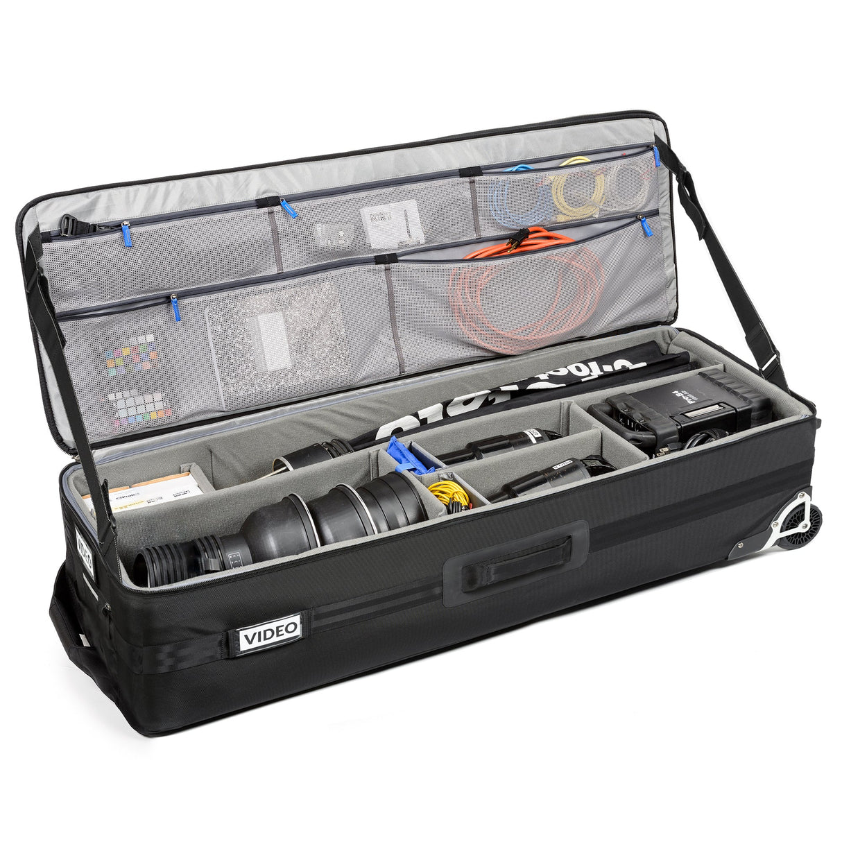 Production Manager 50 packed with a full studio lighting kit
