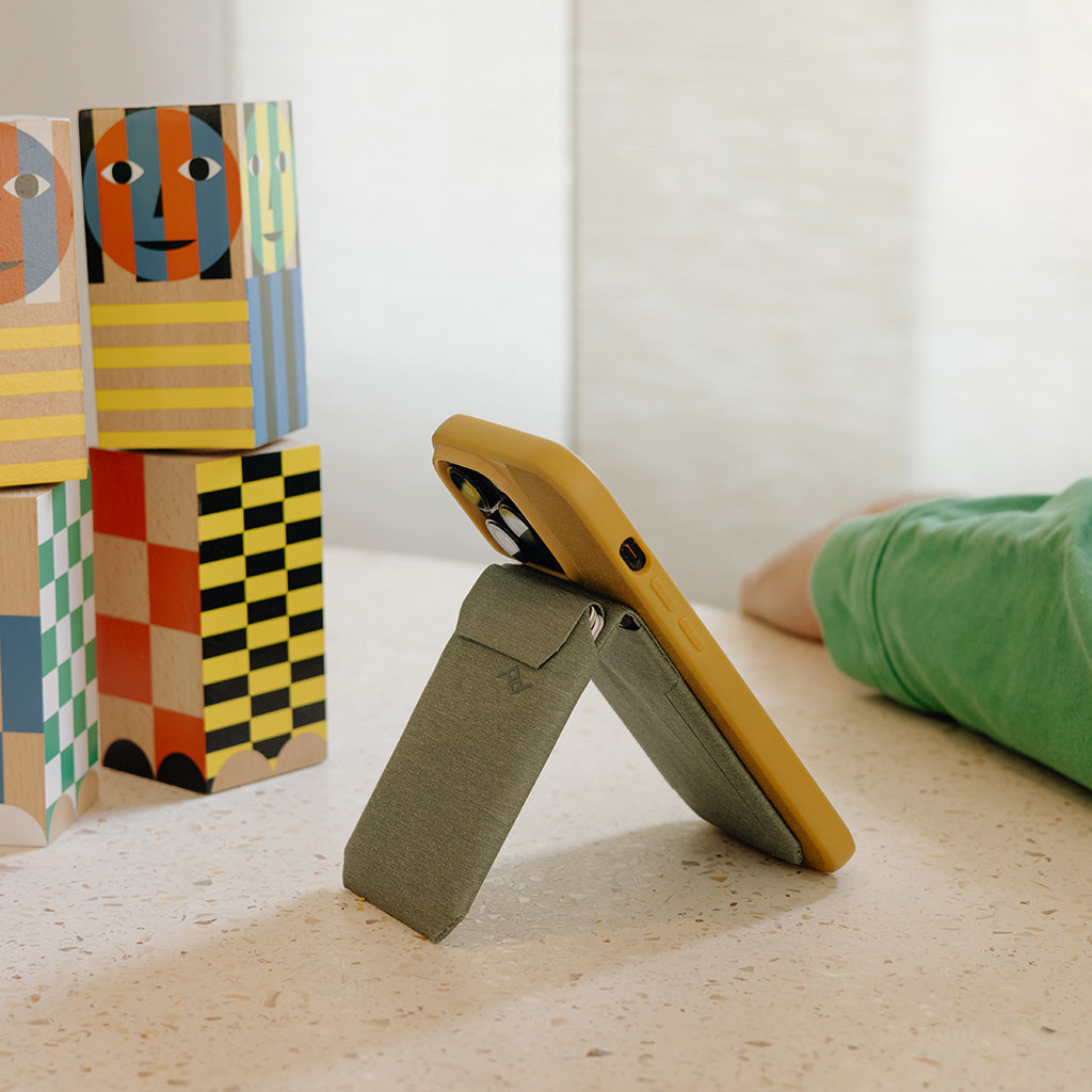 Mobile Wallet | Stand Wallet | Sun | Fabric