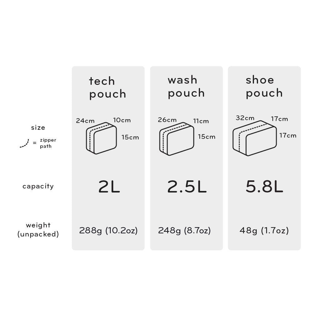 Shoe Pouch | Charcoal