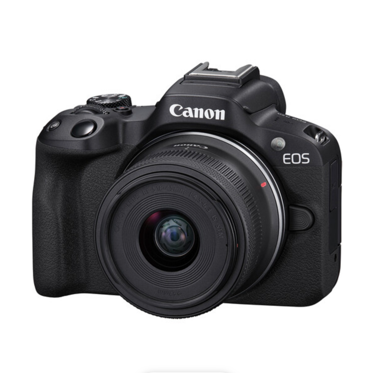 Canon EOS R50 Mirrorless Camera with RF-S 18-45mm f/4.5-6.3 IS STM Lens & RF-S 55-210mm f/5-7.1 IS STM Lens (Black)