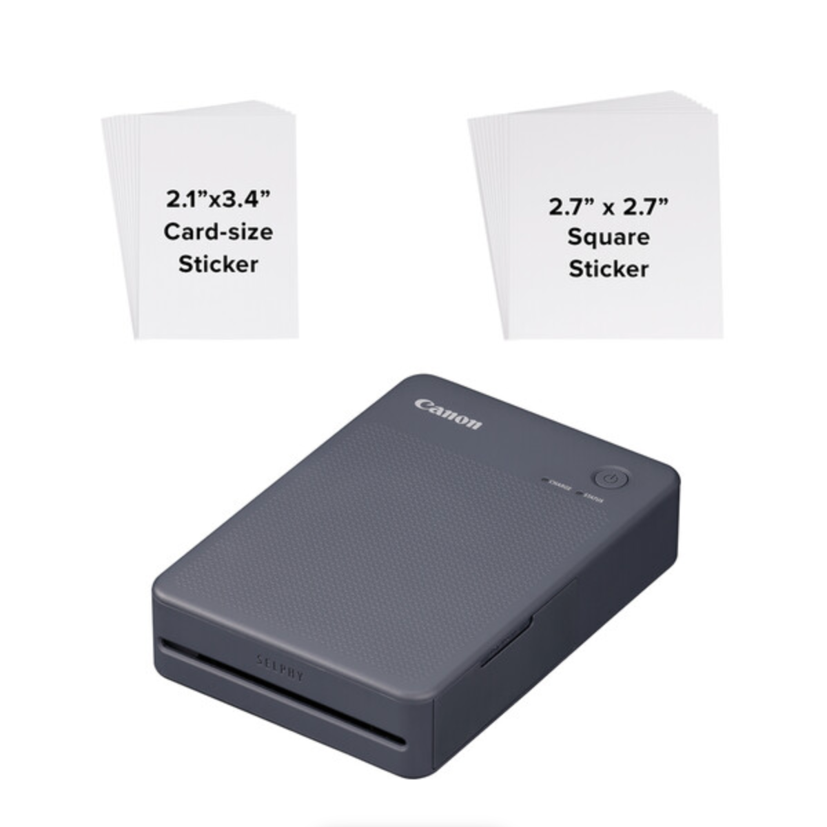 Canon SELPHY QX20 Compact Photo Printer (Dark Gray)