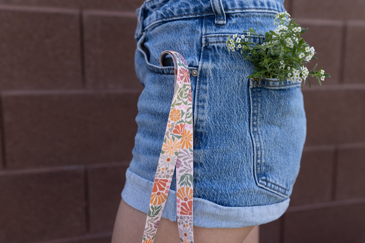 Sunset Floral Neck Lanyard