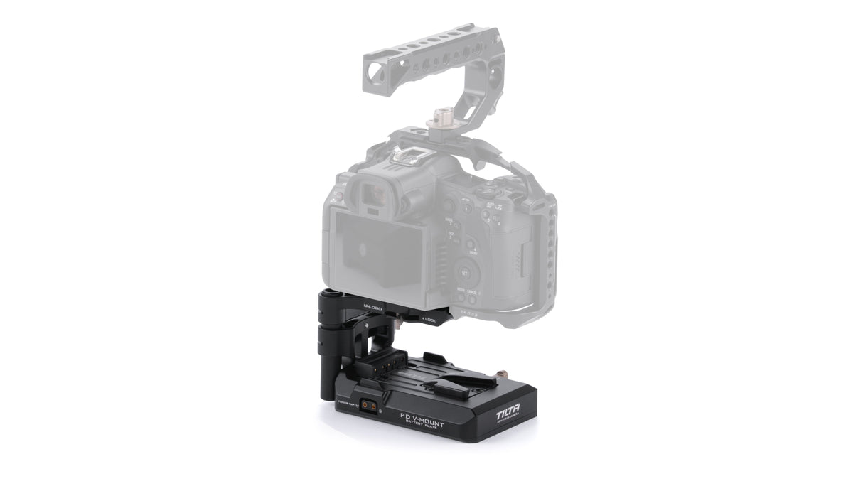 Tilta PD V Mount Battery Baseplate (ARCA) – Black
