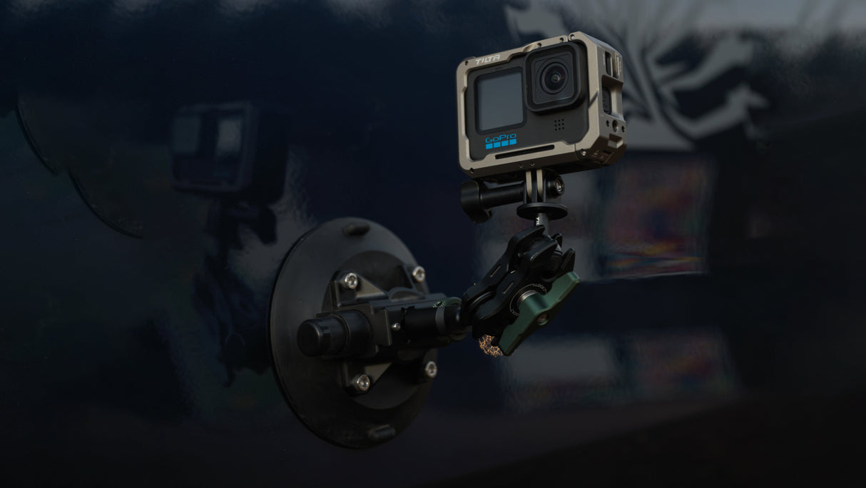Universal Action Camera Suction Cup (4.5″) Mounting Kit
