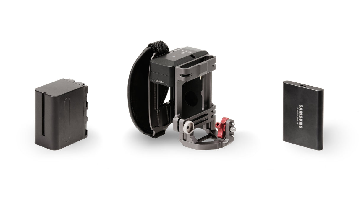 Tilta Side Power Handle Type III (F970 Battery) – Tilta Gray