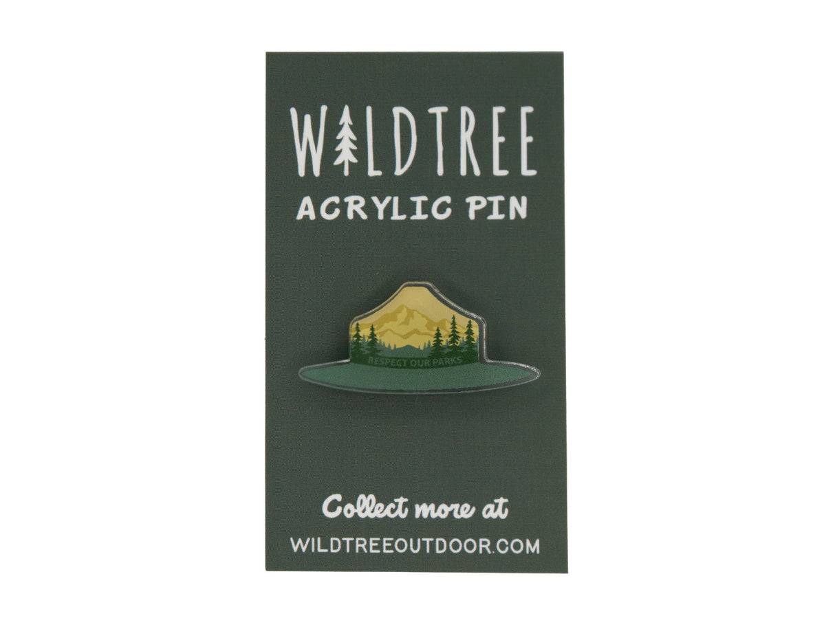 Park Ranger Hat Acrylic Pin