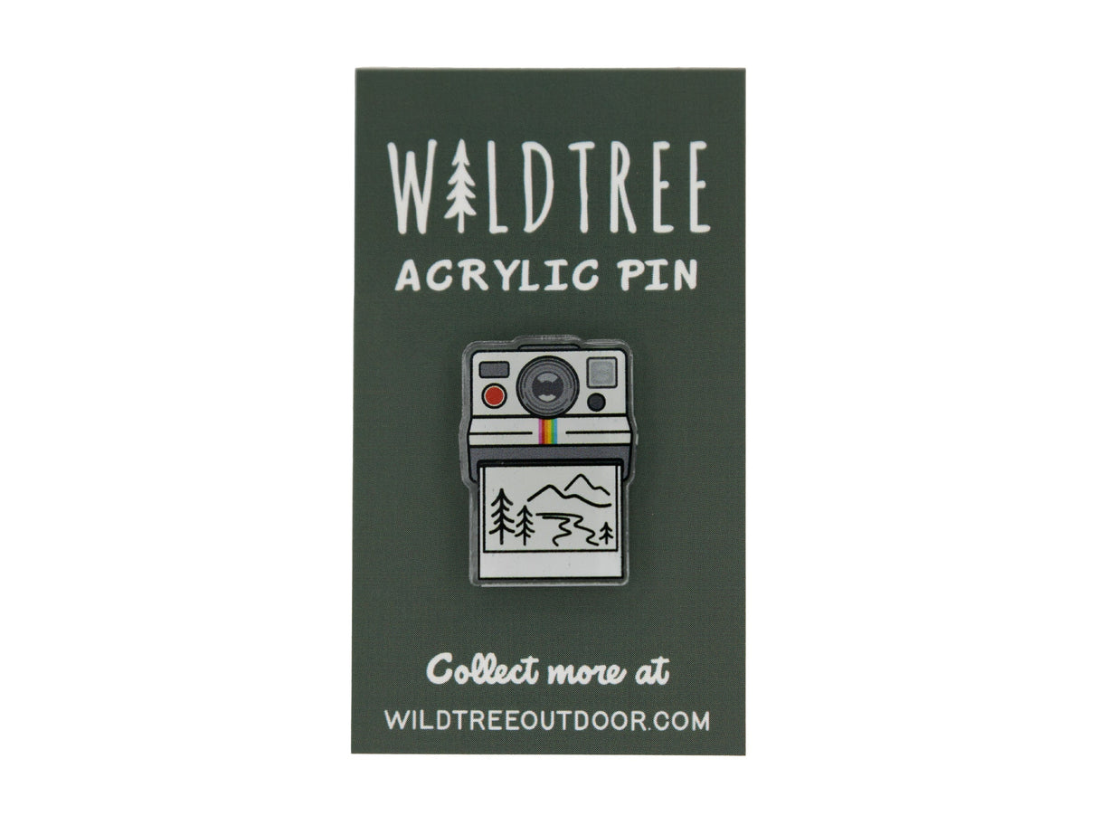 Outdoor Photographer Acrylic Pin