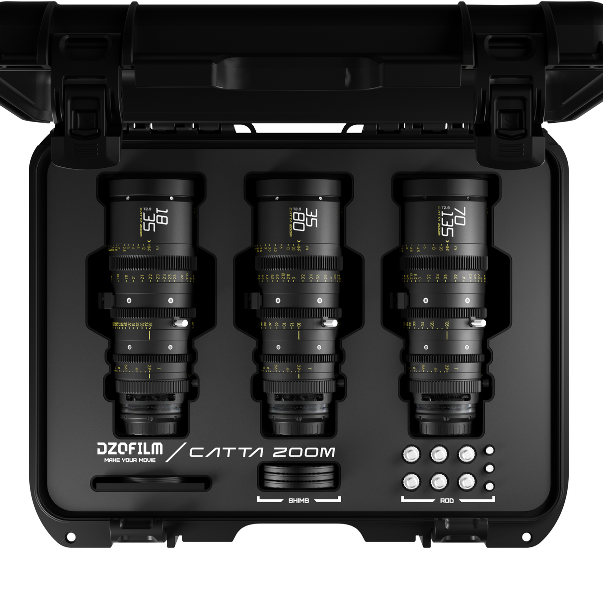 Catta Zoom T2.9-22 18-35|35-80|70-135MM DZOFILM Store