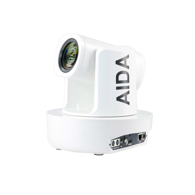 AIDA Imaging Broadcast/Conference NDI®|HX 4K NDI/IP/HDMI 12X Zoom PTZ Camera (White)