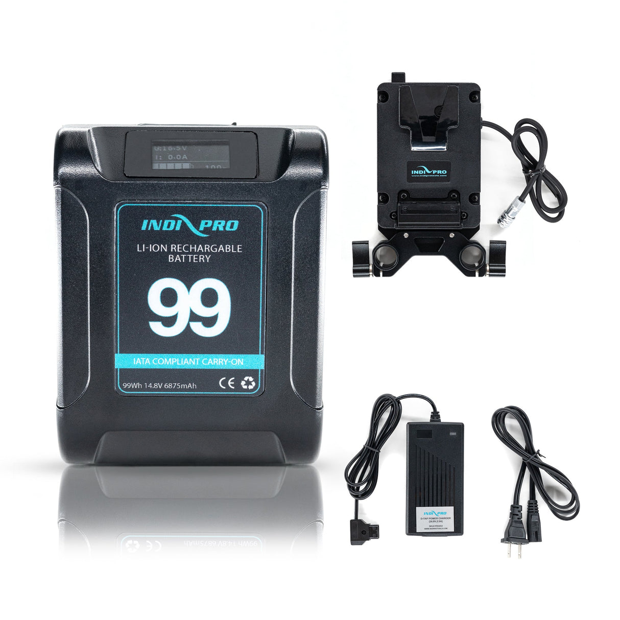 Alpha Series 99Wh V-Mount Li-Ion Battery (Black) BMPCC 4K/6K/6K Pro/6k G2 Kit