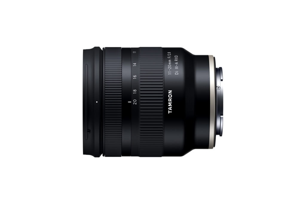 Tamron 11-20mm F/2.8 Di III-A RXD — top view