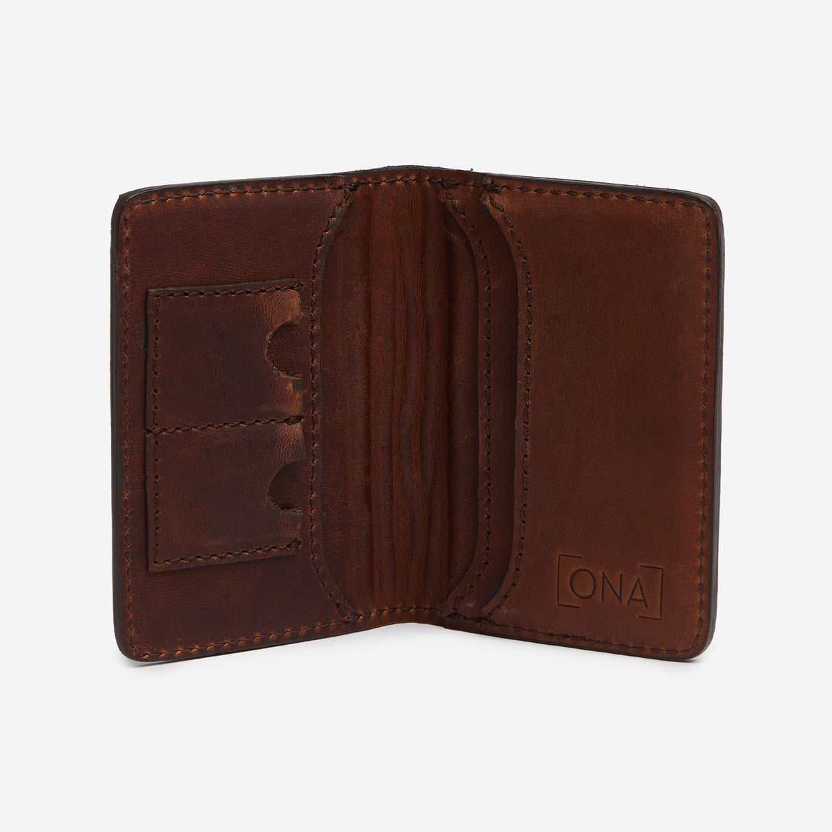 Business/Credit Card Wallet - Antique Cognac