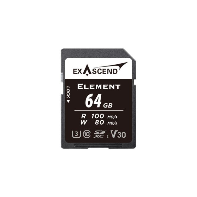 Exascend V30 Element SD Card (64GB)
