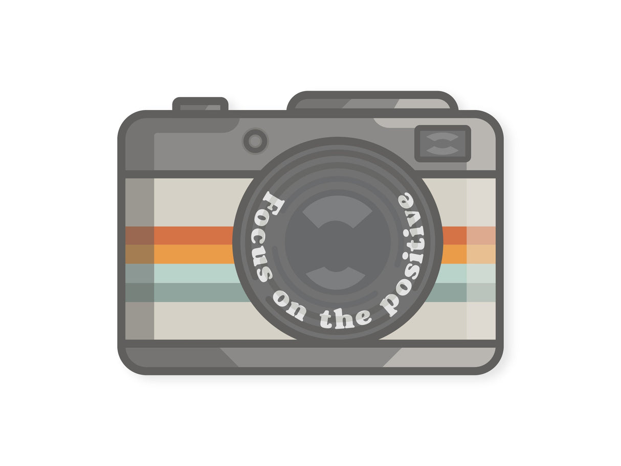 Focus on the Positive Sticker
