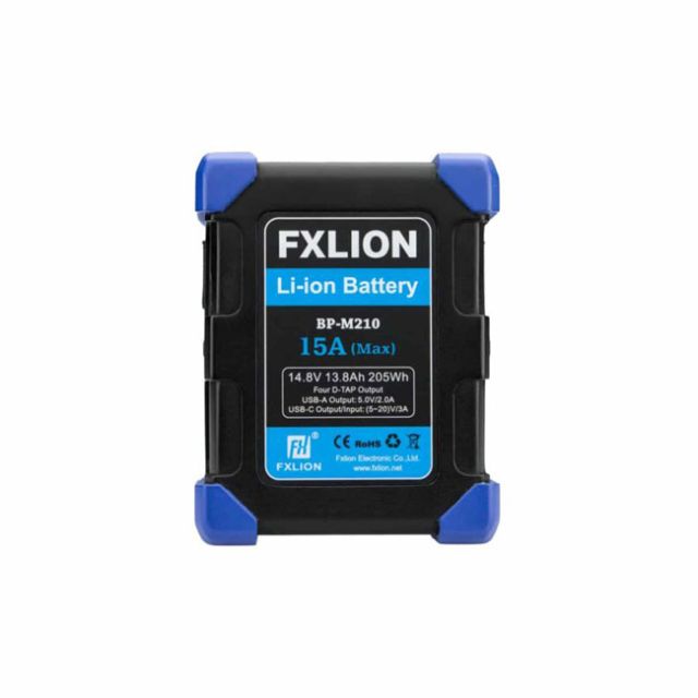Fxlion 205Wh High Power Square Battery 14.8V V-Mount Battery