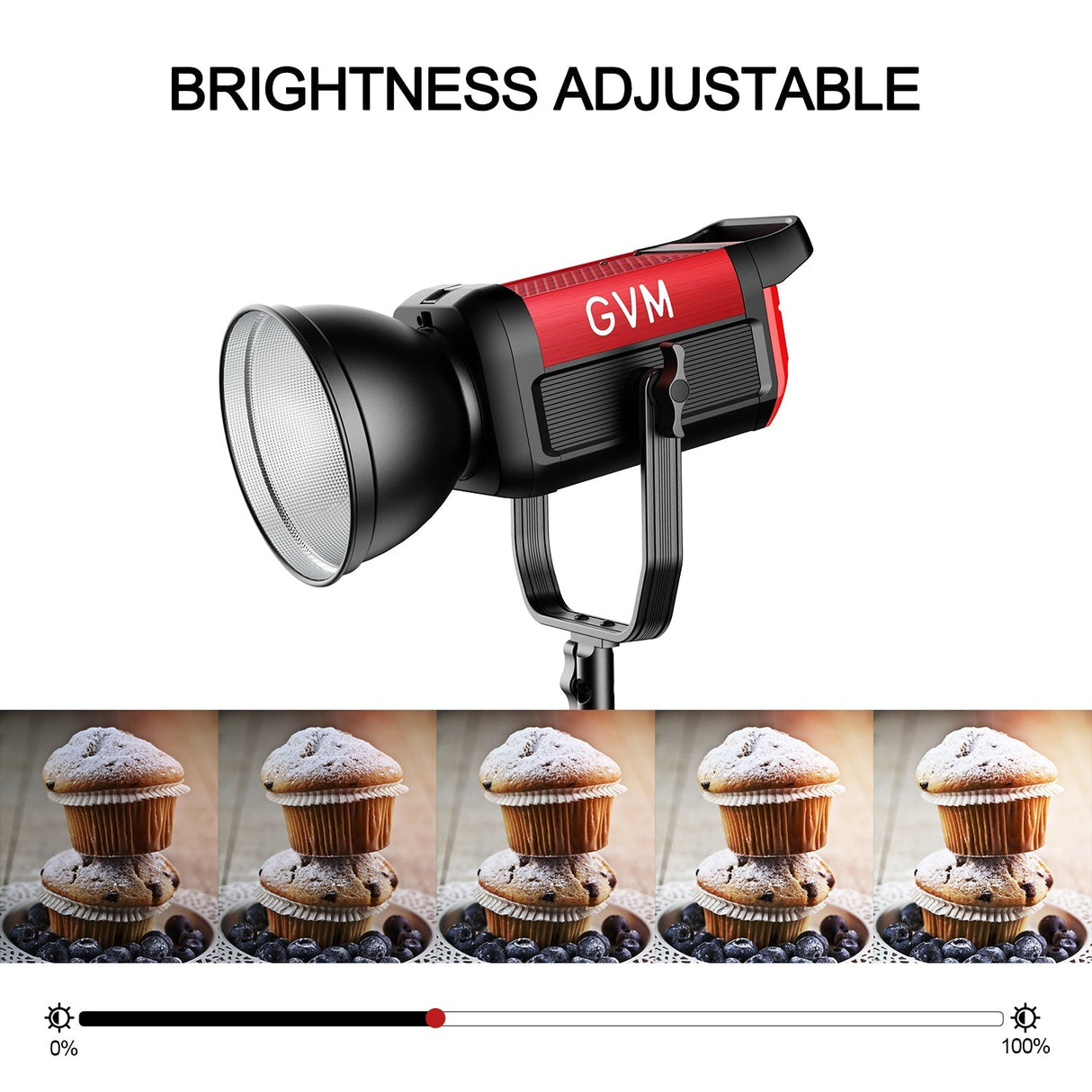 GVM PRO-SD300B 300W Bi-Color Monolight With Softbox 3 kits