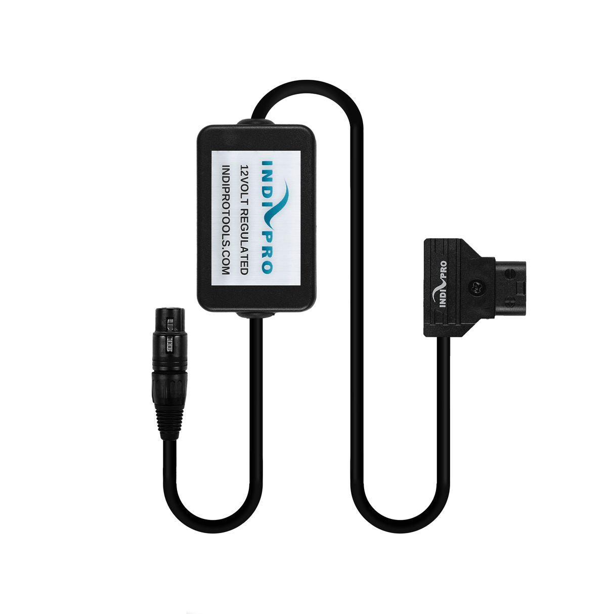 Indipro D-Tap Power Cable to 4-Pin Neutrik XLR Female Connector (32", Regulated)