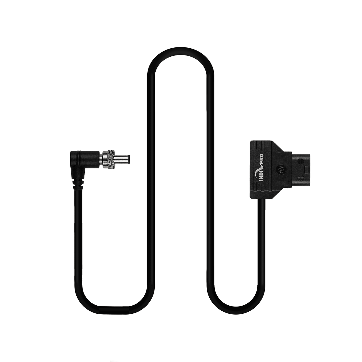Indipro D-Tap Power Cable to Locking 2.5mm Barrel Right-Angle Connector (28", Non-Regulated)
