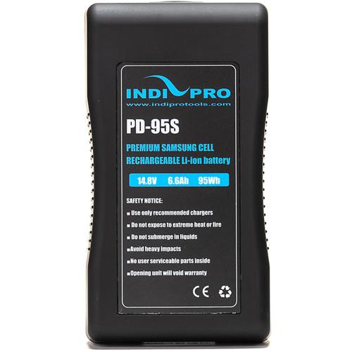 Indipro 2x Compact Series 95Wh Li-Ion Batteries and Dual V-Mount Charger Kit (V-Mount)