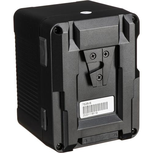 Indipro Micro-Series 26V 260Wh Lithium-Ion Battery (V-Mount) & D-Tap Charger Kit