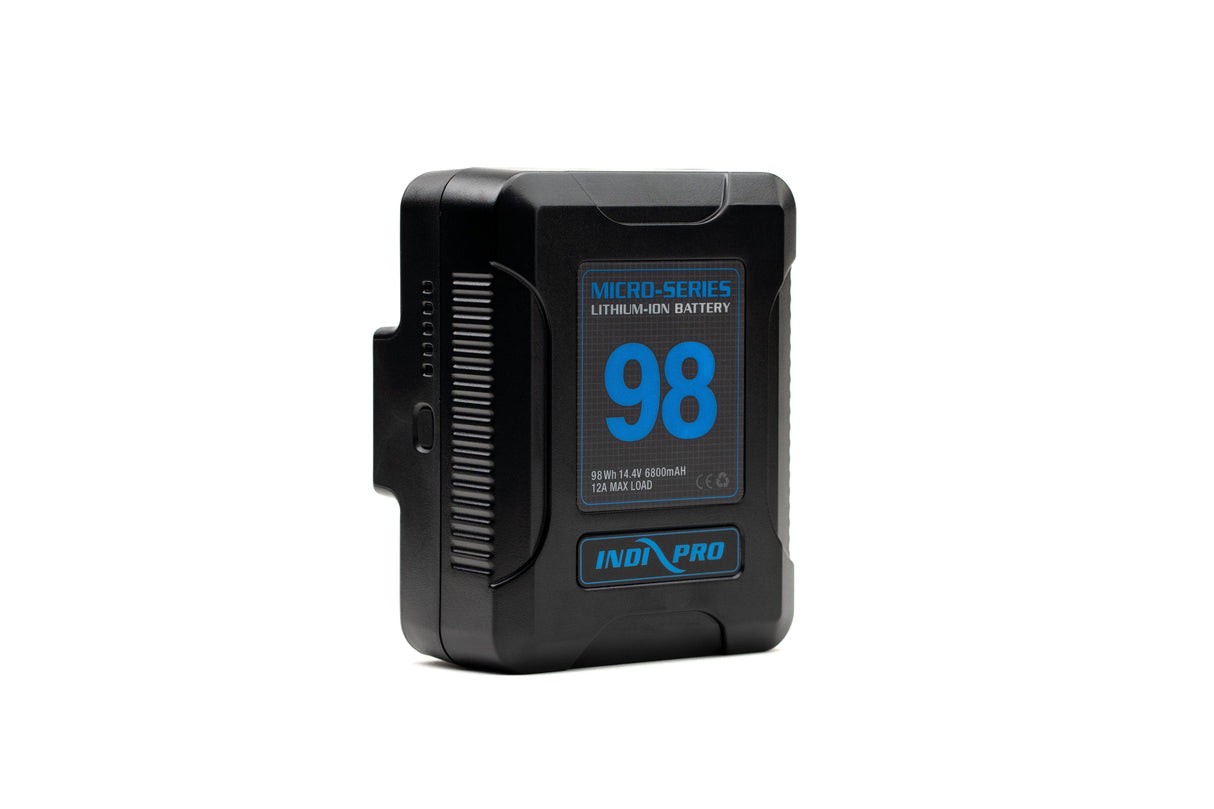 Indipro Micro-Series 98Wh Gold-Mount Battery and D-Tap Pro Battery SuperCharger Kit