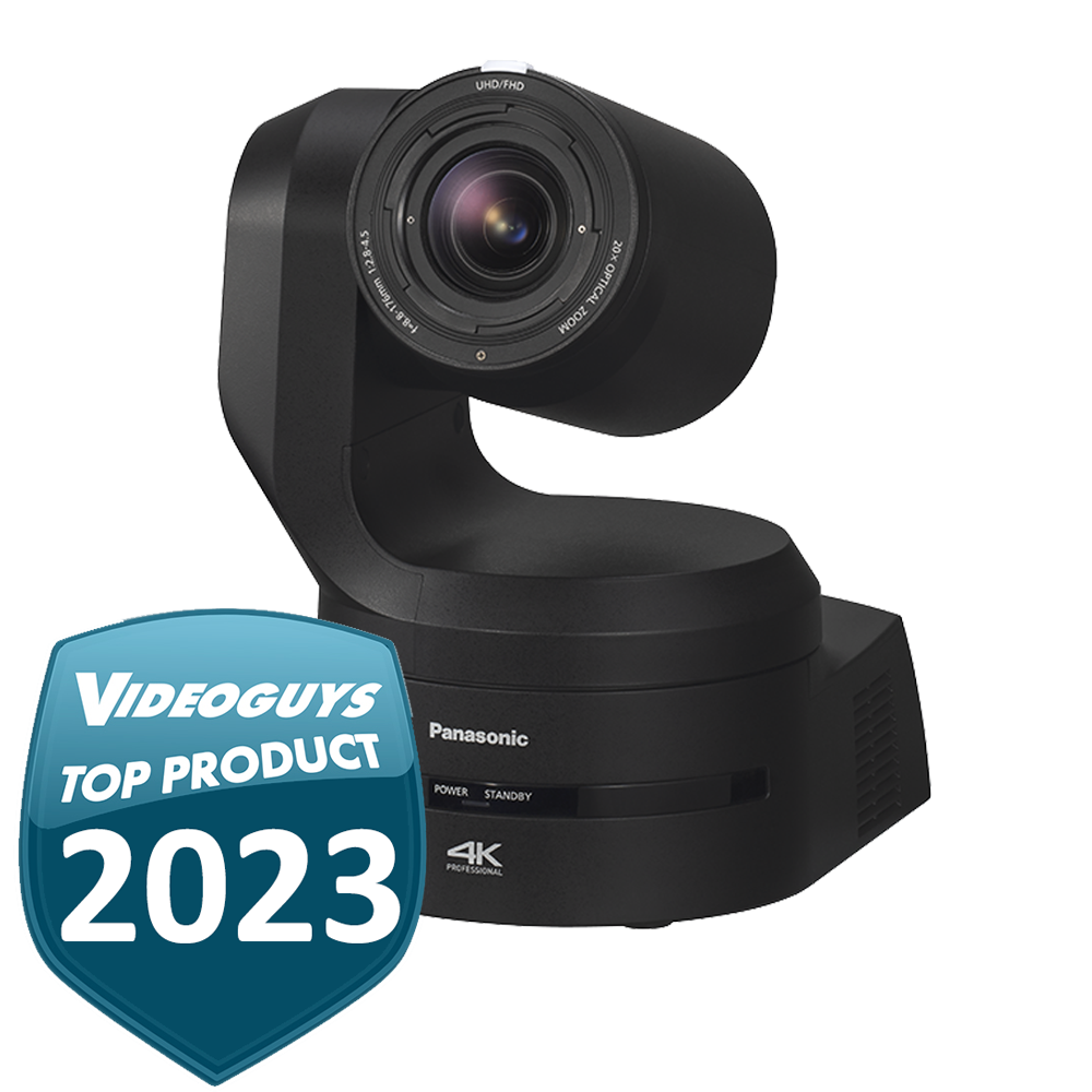 Panasonic AW-UE160 20x NDI 4K PTZ Camera w/ OLPF (Black)