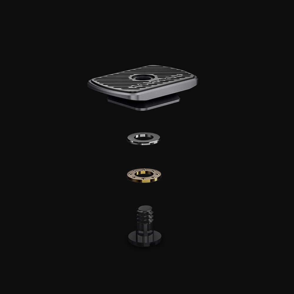 snaplock nano swivel tilt monitor mount with cold shoe mount connector