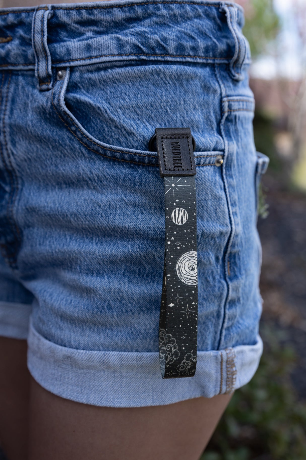 Sun and Moon Wristlet Keychain
