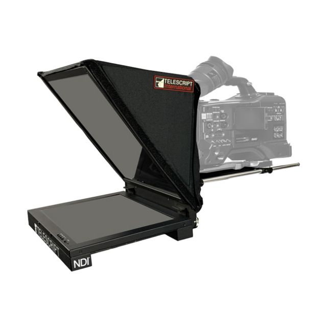 Telescript 19" Fold & Go IP Teleprompting System With NDI