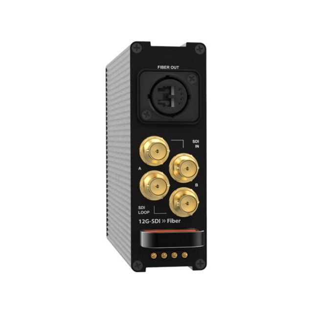 Theatrixx Dual 12G SDI to Dual Fiber Reversible Module