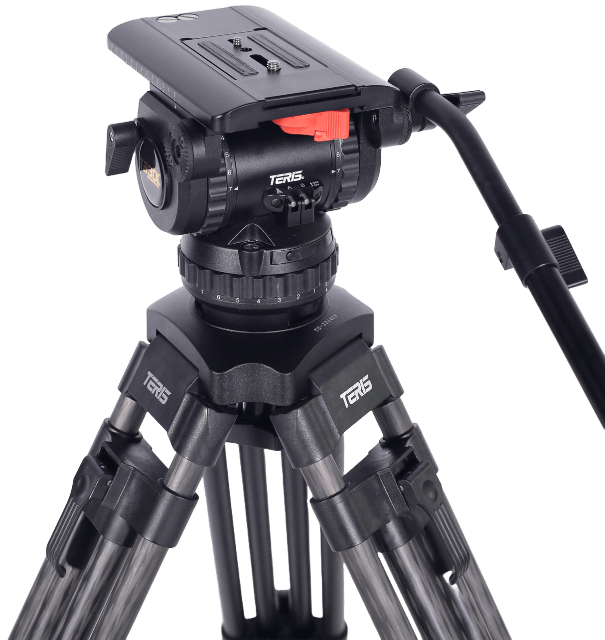 Teris TS300CF Fluid Head and Tripod Kit