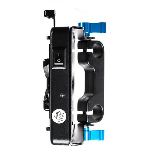 Universal V-Mount Plate with Multiple Outputs w/ 15mm Rod Base System