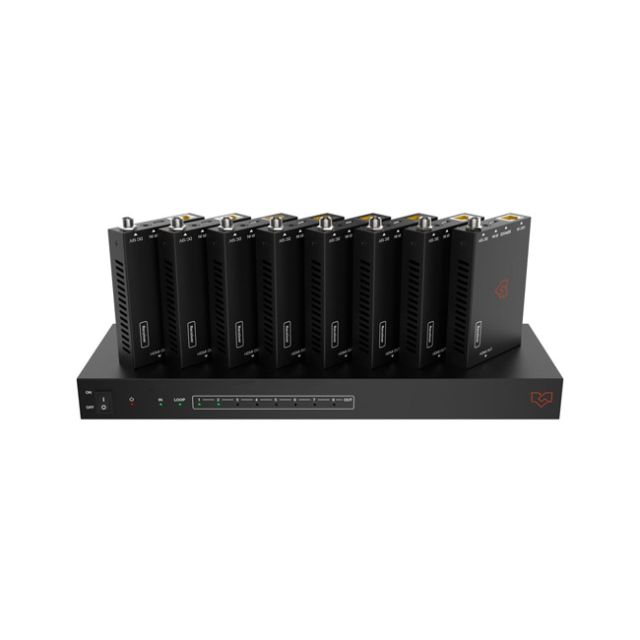 VigilLink 1x8 HDMI 2.0 Distribution Amplifier over CAT (60m, 18Gbps)