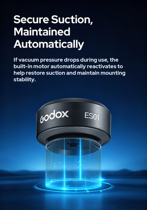 Godox ES01 Motorized Suction Cup Mount