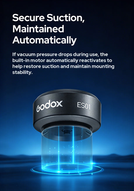 Godox ES01 Motorized Suction Cup Mount — unit