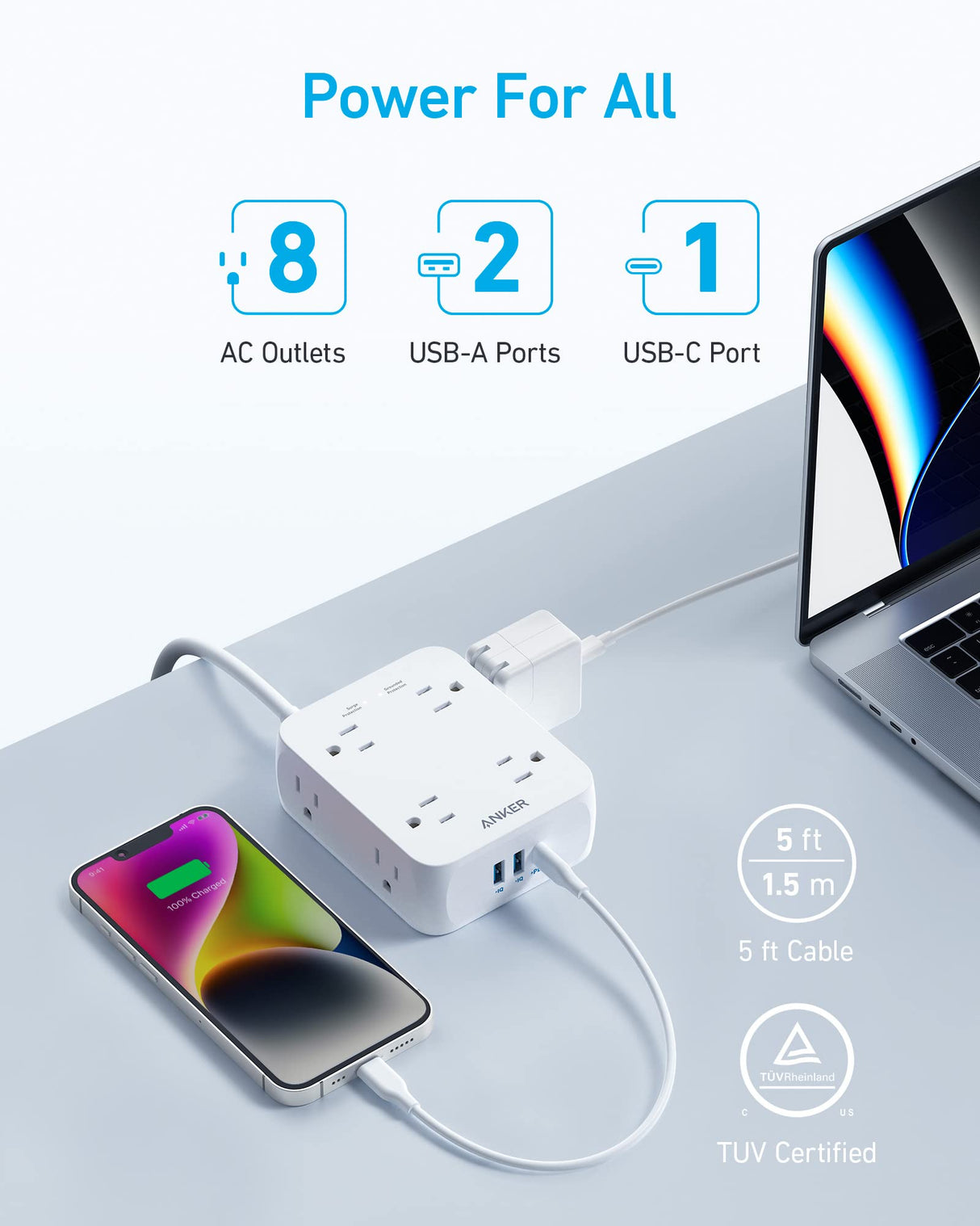 Anker 341 USB Power Strip