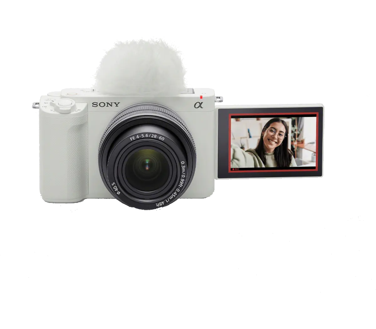 Sony Alpha ZV-E1 (ILCZVE1L-W) Full-frame Interchangeable Lens Mirrorless Vlog Camera with Lens Kit - Image 1