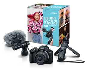 Canon EOS R50 Content Creator Kit - Image 1