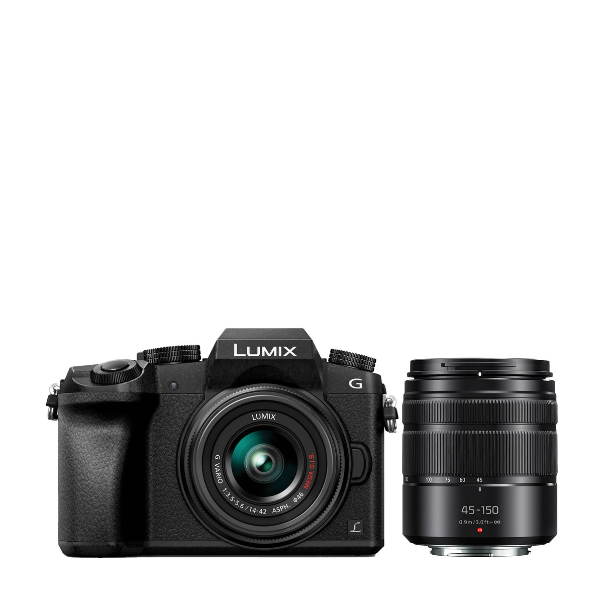 Panasonic LUMIX G7 4K Digital Camera with 14-42mm and 45-150mm Lenses - Image 1