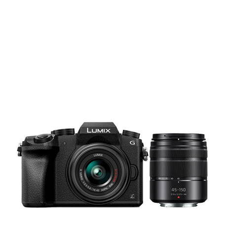 Panasonic LUMIX G7 4K Digital Camera with 14-42mm and 45-150mm Lenses - Image 1