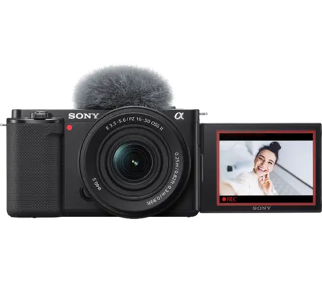 Sony The ZV-E10 with new kit lens, E PZ 16-50mm F3.5-5.6 OSS II - Compact APS-C standard power zoom lens with Optical SteadyShot (SELP16502) - Image 1