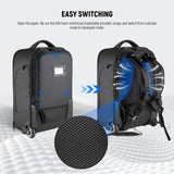 NEEWER 22"x14"x10” 2-in-1 Trolley Backpack