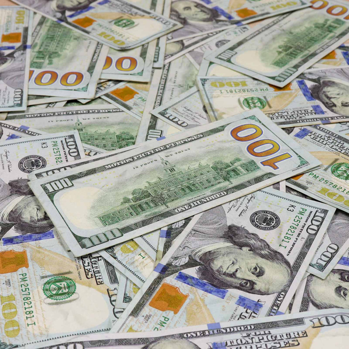$500,000 RealAged Full Print New Series Stacks