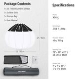 NEEWER NS65L Lantern Softbox One Step Quick Release