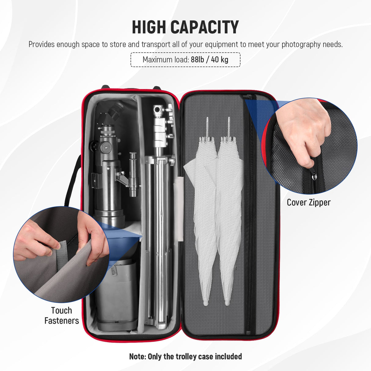 NEEWER PB005/PB009 Trolley Case with Wheels