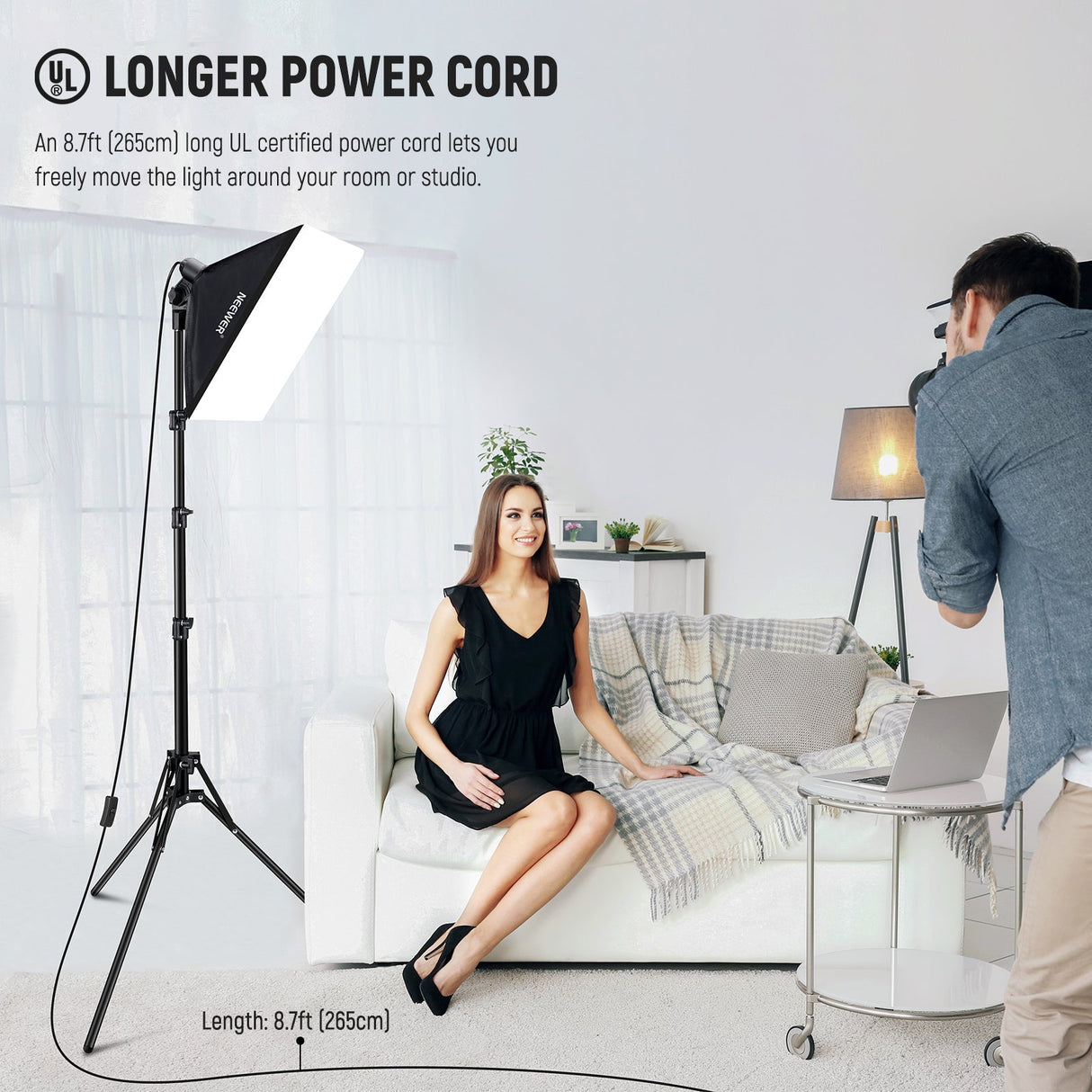 NEEWER SF40 16x16in/40x40cm Softbox Lighting Kit
