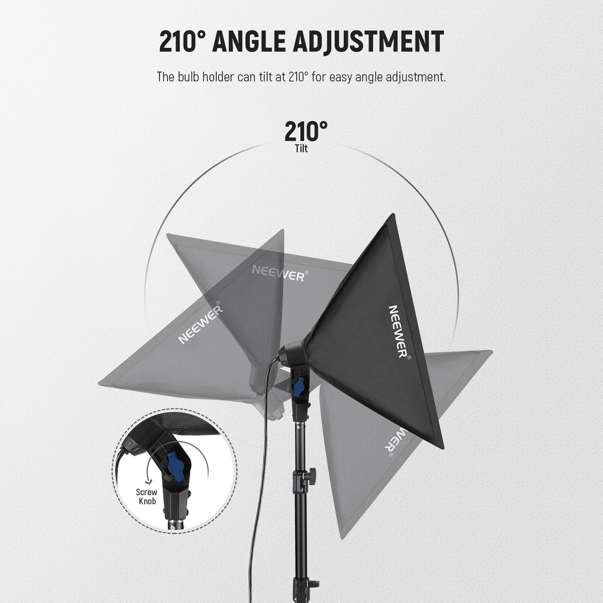 NEEWER SF40 16x16in/40x40cm Softbox Lighting Kit